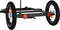 vidaXL - Fietstrailer - 122x53x28 - cm - ijzer - zwart