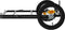 vidaXL - Fietstrailer - 122x53x28 - cm - ijzer - zwart