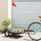 vidaXL - Fietstrailer - 122x53x31 - cm - ijzer - zwart