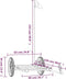 vidaXL - Fietstrailer - 126x63x34 - cm - ijzer - zwart