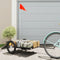 vidaXL - Fietstrailer - 126x63x34 - cm - ijzer - zwart