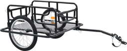 vidaXL - Fietstrailer - 130x73x48,5 - cm - staal - zwart