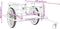 vidaXL - Fietstrailer - 130x73x48,5 - cm - staal - zwart