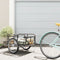 vidaXL - Fietstrailer - 130x73x48,5 - cm - staal - zwart