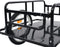 vidaXL - Fietstrailer - 130x73x48,5 - cm - staal - zwart