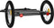 vidaXL - Fietstrailer - 135x68x37 - cm - ijzer - zwart
