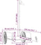 vidaXL - Fietstrailer - 135x70x37 - cm - ijzer - zwart