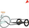 vidaXL - Fietstrailer - 135x70x37 - cm - ijzer - zwart