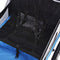 vidaXL - Fietstrailer - 30 - kg - grijs - en - blauw