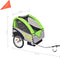 vidaXL - Fietstrailer - 30 - kg - grijs - en - groen