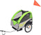 vidaXL - Fietstrailer - 30 - kg - grijs - en - groen