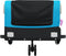 vidaXL - Fietstrailer - 30 - kg - ijzer - zwart - en - blauw