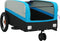 vidaXL - Fietstrailer - 30 - kg - ijzer - zwart - en - blauw