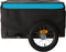 vidaXL - Fietstrailer - 30 - kg - ijzer - zwart - en - blauw