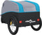 vidaXL - Fietstrailer - 30 - kg - ijzer - zwart - en - blauw
