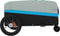 vidaXL - Fietstrailer - 30 - kg - ijzer - zwart - en - blauw