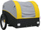 vidaXL - Fietstrailer - 30 - kg - ijzer - zwart - en - geel