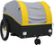 vidaXL - Fietstrailer - 30 - kg - ijzer - zwart - en - geel