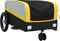 vidaXL - Fietstrailer - 30 - kg - ijzer - zwart - en - geel