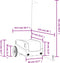 vidaXL - Fietstrailer - 30 - kg - ijzer - zwart - en - geel