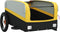 vidaXL - Fietstrailer - 30 - kg - ijzer - zwart - en - geel