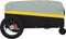 vidaXL - Fietstrailer - 30 - kg - ijzer - zwart - en - geel