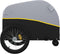 vidaXL - Fietstrailer - 30 - kg - ijzer - zwart - en - geel
