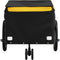 vidaXL - Fietstrailer - 30 - kg - ijzer - zwart - en - geel