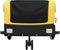 vidaXL - Fietstrailer - 30 - kg - ijzer - zwart - en - geel