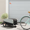 vidaXL - Fietstrailer - 30 - kg - ijzer - zwart - en - grijs