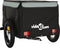 vidaXL - Fietstrailer - 30 - kg - ijzer - zwart - en - grijs