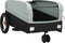 vidaXL - Fietstrailer - 30 - kg - ijzer - zwart - en - grijs