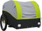 vidaXL - Fietstrailer - 30 - kg - ijzer - zwart - en - groen