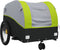 vidaXL - Fietstrailer - 30 - kg - ijzer - zwart - en - groen