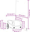vidaXL - Fietstrailer - 30 - kg - ijzer - zwart - en - groen