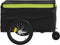 vidaXL - Fietstrailer - 30 - kg - ijzer - zwart - en - groen