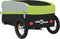 vidaXL - Fietstrailer - 30 - kg - ijzer - zwart - en - groen