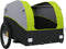 vidaXL - Fietstrailer - 30 - kg - ijzer - zwart - en - groen