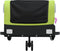 vidaXL - Fietstrailer - 30 - kg - ijzer - zwart - en - groen