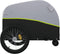 vidaXL - Fietstrailer - 30 - kg - ijzer - zwart - en - groen
