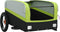 vidaXL - Fietstrailer - 30 - kg - ijzer - zwart - en - groen