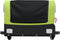 vidaXL - Fietstrailer - 30 - kg - ijzer - zwart - en - groen