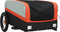 vidaXL - Fietstrailer - 30 - kg - ijzer - zwart - en - oranje