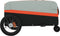 vidaXL - Fietstrailer - 30 - kg - ijzer - zwart - en - oranje