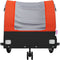 vidaXL - Fietstrailer - 30 - kg - ijzer - zwart - en - oranje