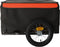 vidaXL - Fietstrailer - 30 - kg - ijzer - zwart - en - oranje
