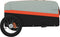 vidaXL - Fietstrailer - 30 - kg - ijzer - zwart - en - oranje