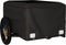 vidaXL - Fietstrailer - 30 - kg - ijzer - zwart - en - oranje