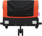 vidaXL - Fietstrailer - 30 - kg - ijzer - zwart - en - oranje