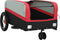 vidaXL - Fietstrailer - 30 - kg - ijzer - zwart - en - rood